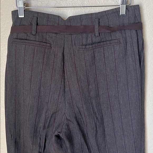 Burning torch brown burgundy striped trousers - Picture 8 of 10